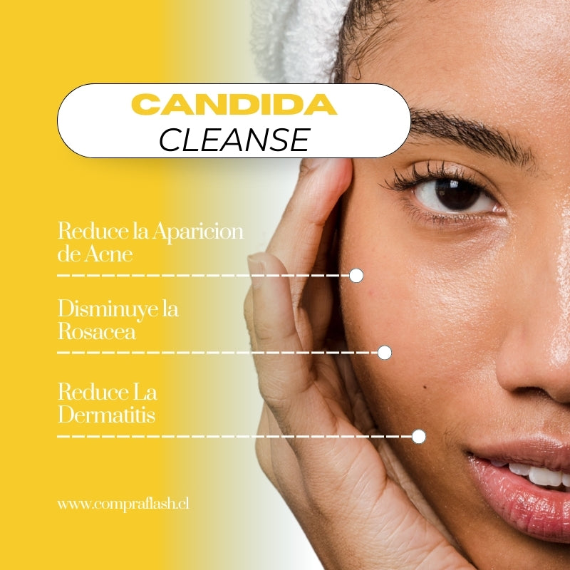 CANDIDA CLEANSE 1000MG 60 CAPS, Producto Certificado por SEREMI de Salud