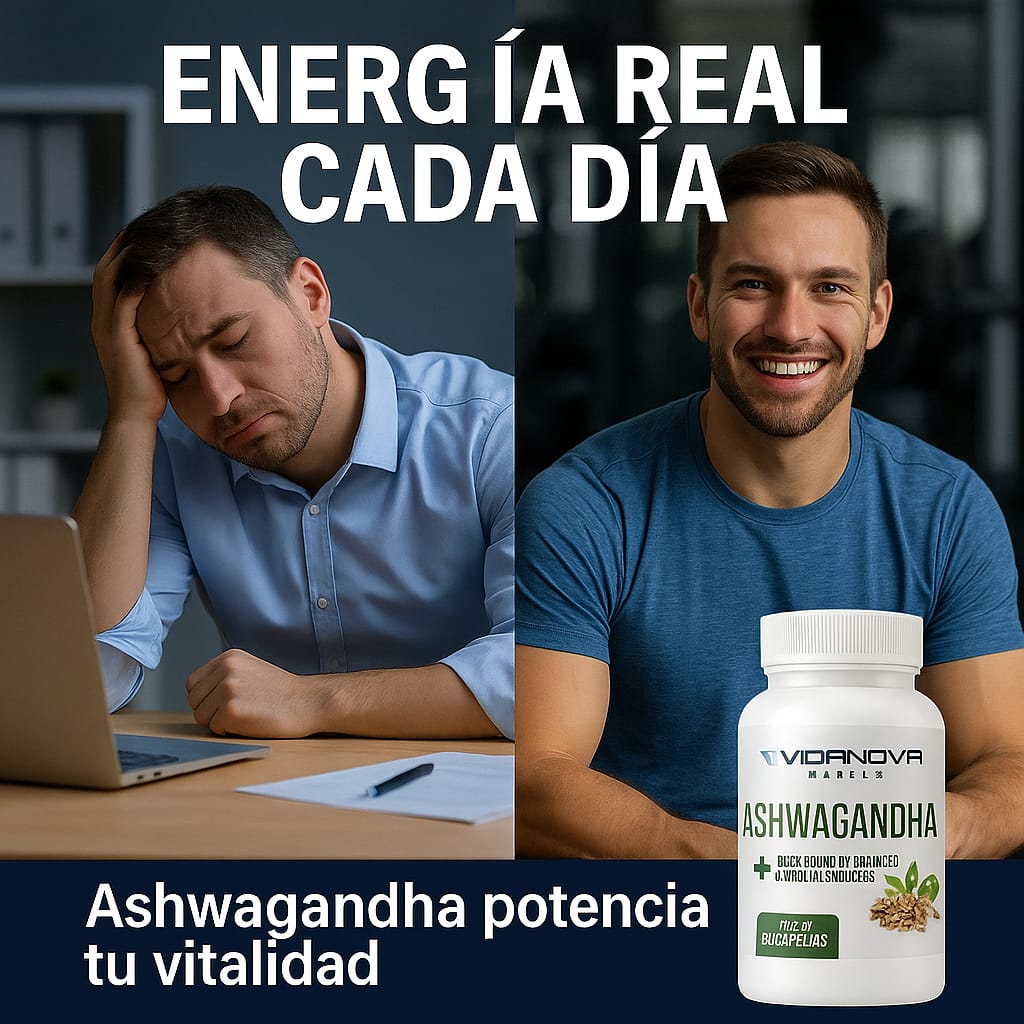 ASHWAGANDHA 1.000mg 60 CAP, Producto Certificado por SEREMI de Salud